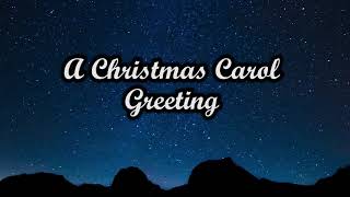 Christmas Greeting 2020