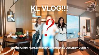 KL VLOG DAY 1 🇲🇾🤍 | Park Hyatt, Amelia Henderson & Cili Kampung!!!