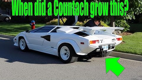 WAT NU, wat is er gebeurd en de Countach dong staat in de weg