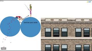 Happy Wheels: Pogostick Man in Half Animation 2 screenshot 3