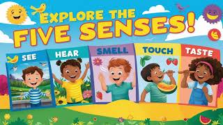 🌟 "재미있게 배우면서 오감을 탐험해 보세요! 👀👂👃👅 #영어시 #코코멜론 #교육영상" screenshot 4