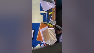 Architectural creativity, manual model making #modelmaking #interiordesign 