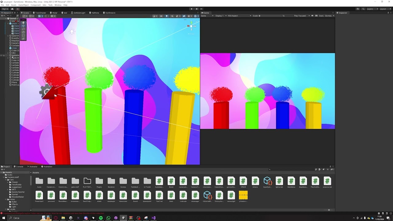 E-Racer SpedUp BTS - New Car selection UI