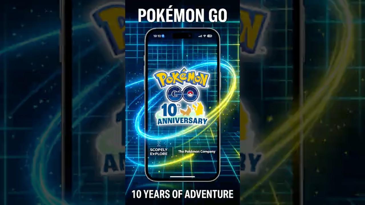 Pokémon GO 10th Anniversary! - YouTube