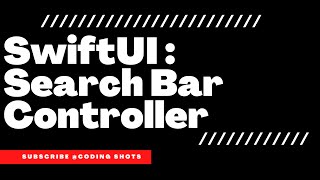 SearchBarController in Swiftui #swiftuitutorial  #swiftui  #searchbar