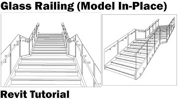 Revit Tutorial - Glass Railing (Model In-Place)