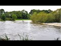 {4K} Flooded Newark River Trent Walk, English Countryside