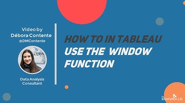 How to in Tableau in 5 mins: Use the Window Table Calculation