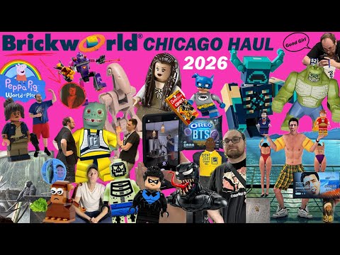 My Brickworld Chicago 2026 LEGO Haul (Over 30 Minifigures!)