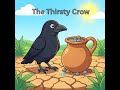 THE THIRSTY CROW STORY 🐦‍⬛💧 You WON'T Believe What Happens! | Moral Story for Kids