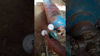 CARA MENGATUR  REGULATOR OKSIGEN UNTUK POTONG BESI#udinwelder  #caraaturtekananoksigen #shorts