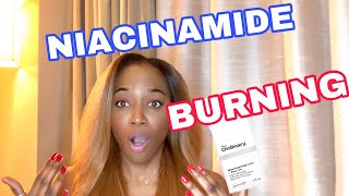 Why NIACINIMIDE BURNS & CAUSES REDNESS