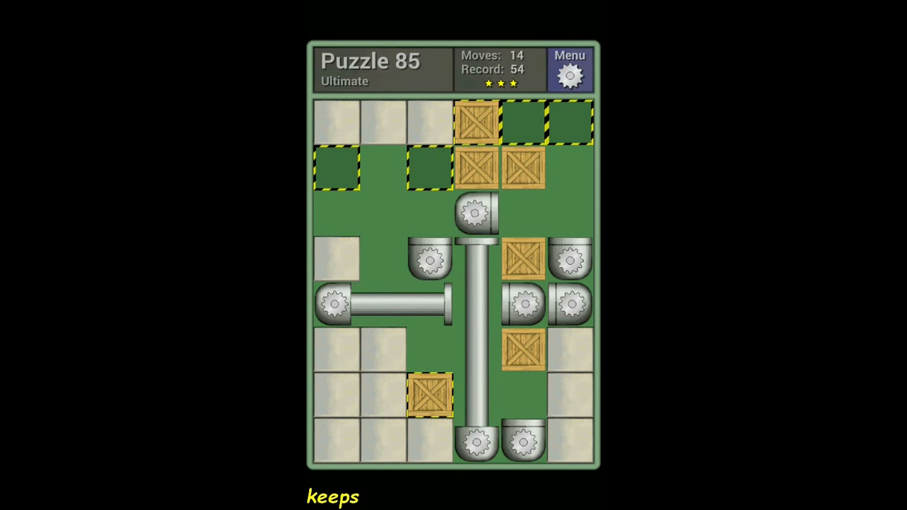 Pushing Machine (Ultimate) Level Puzzle 85 - Perfect Solution