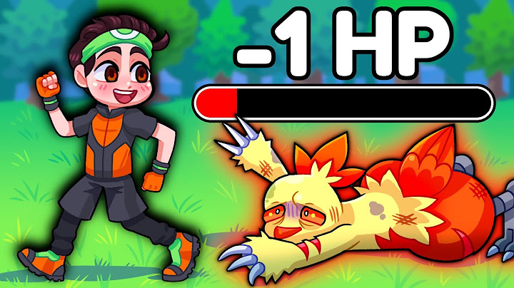 Pokemon but every step my team loses 1HP