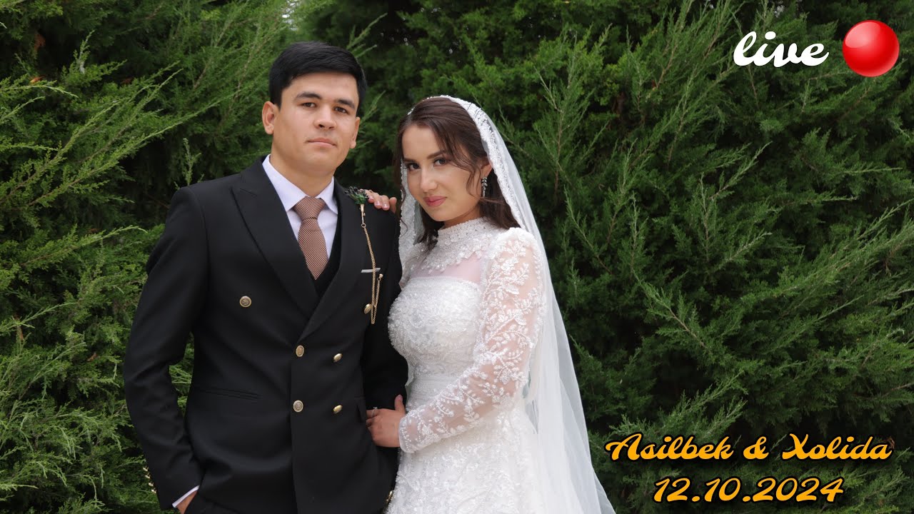 12.10.2024 Asilbek & Xolida Bog'ibek ota To'yxonasi Bonu studio Live...
