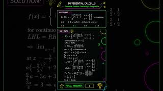 🔥JEE Mains PYQ: Piecewise Function Continuity & Composition| Calculus💯 #shorts #viral #trending #iit