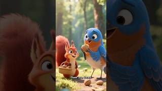 The Kind Little Squirrel 🐿️ | Short Moral Story for Kids