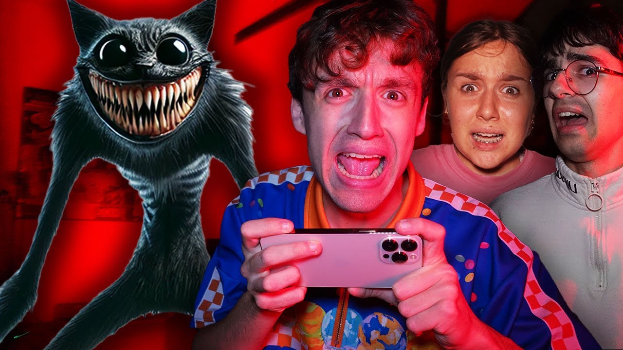 NE PAS JOUER A CARTOON CAT LA NUIT ! IL VIENT EN VRAI CHEZ NOUS ! - PINK LILY