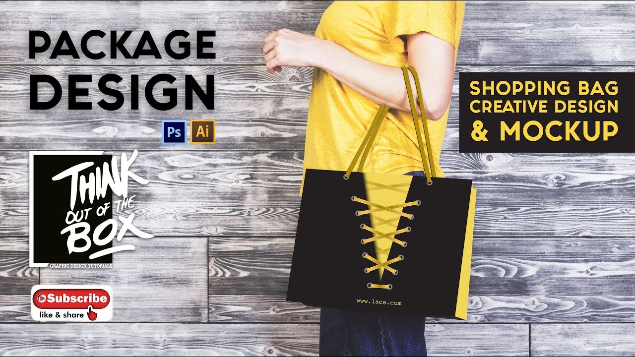 Download Illustrator tutorial BAG Packaging Design & Mockup - YouTube