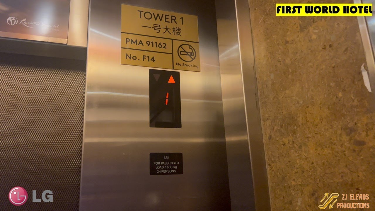 LG Elevators at First World Hotel, Genting Highlands, Pahang, Malaysia. (Tower 1 Low Zone Lobby 2)
