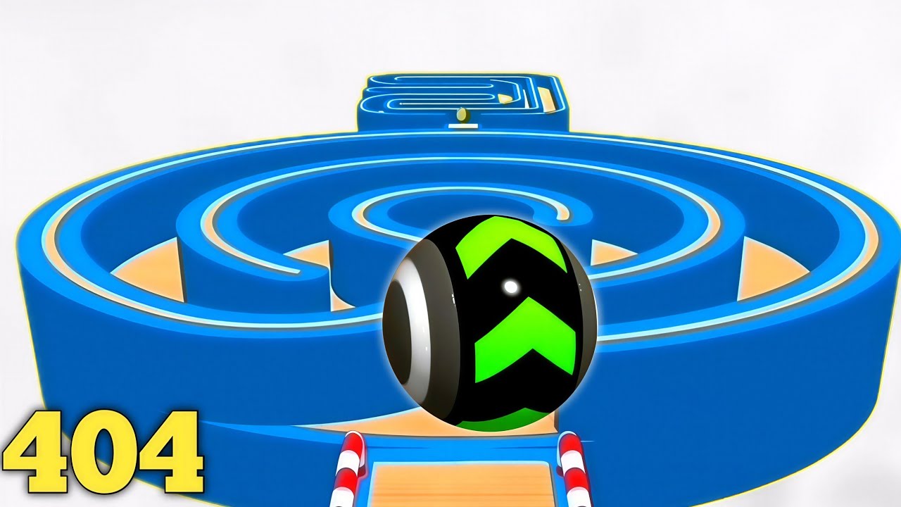 Sky Rolling Ball 3D Gameplay Speedrun Level 404