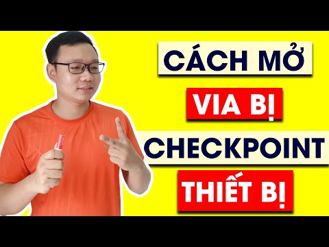 Video Hướng dẫn mở via nick facebook bị check point thiết bị... - youtube