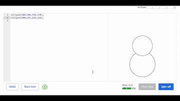 How to do Khan Academy Computer Programming Challenge Simple snowman and Challenge Waving snowman