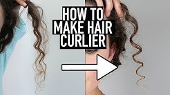 How to Make Hair Curlier - 10 Tips for Tighter, Defined Curls