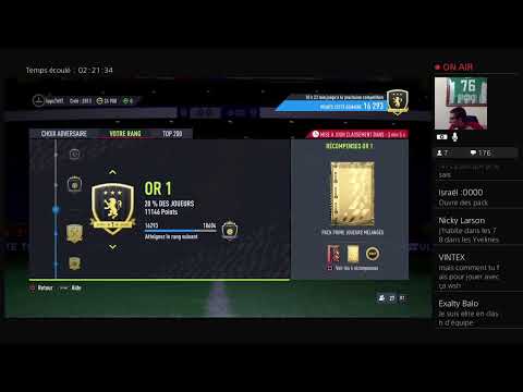 Live Fifa 22 Division Rivals et Clash équipe Game play + pack opening