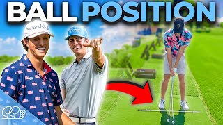 The Key To Having Perfect Ball Position With Every Club | Good Good Labs