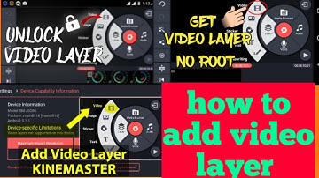 How to fix kinemaster video layer problem | open video layer in kinemaster
