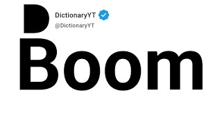 Boom Synonyms | Thesaurus | Similar Words 