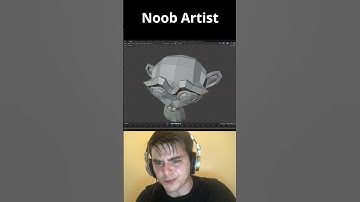 Noob vs Pro artist:  Edge Loop Selection  #blender #blender3d #blender3dmodel #tutorial #memes