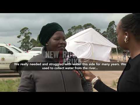 Ndulinde Water Supply Scheme Phase 4D to provide households with clean drinking water