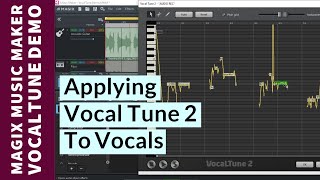 MAGIX Music Maker - How to Apply Vocal Tune 2 To Vocals screenshot 2
