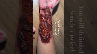 this is unreal ! ..#artist #art #painting #paint #bodypaint #bodyart #blood #horror #fashion