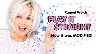 Raquel Welch PLAY IT STRAIGHT Wig Review | SS CREAM | HOW it was MODIFIED! [GIVEAWAY CLOSED]