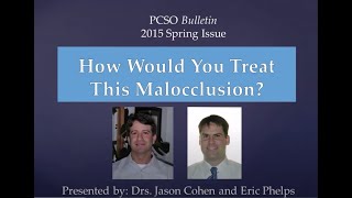 Spring 2015 PCSO Case Report - Drs. Jason Cohen, Eric Phelps