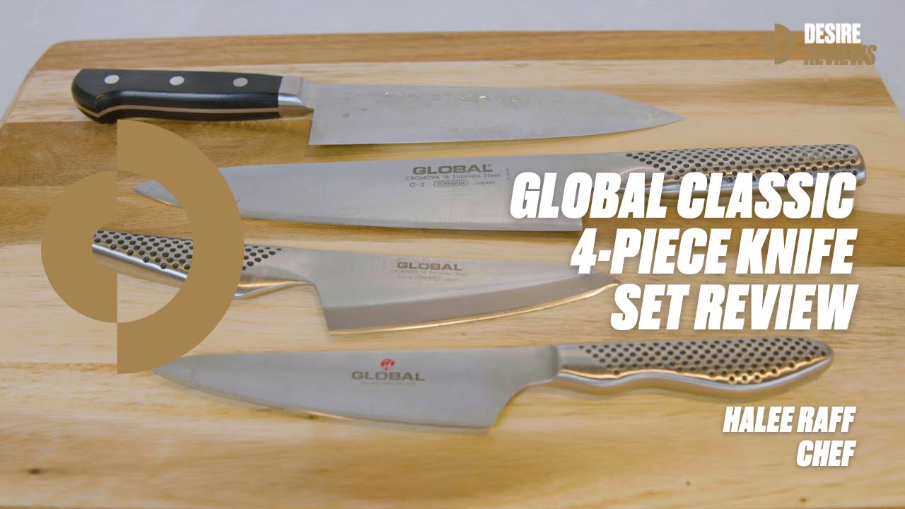 Global Classic Essential Knives, Set of 4