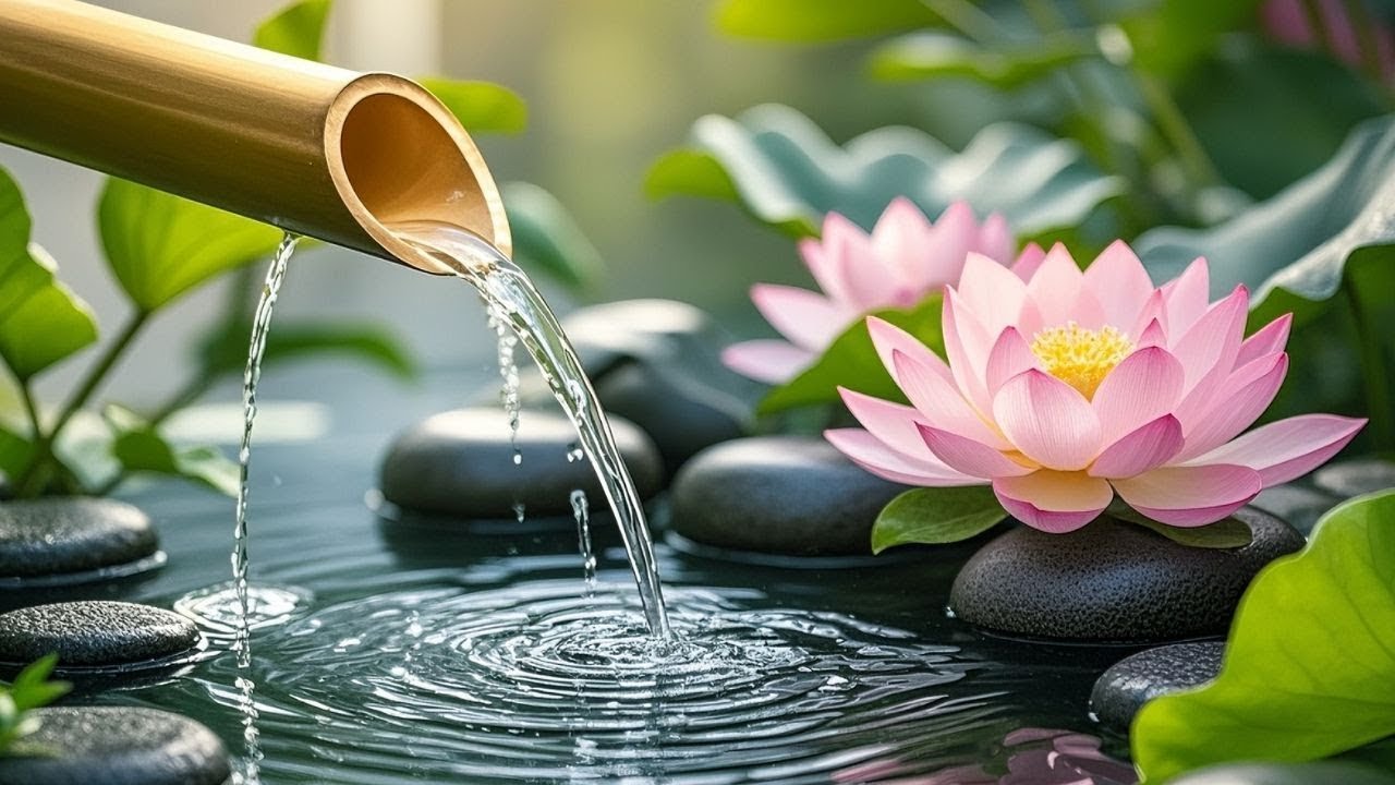 Relaxing Music • Water Sounds 🌺 Calm Your Heart, Relieving Anxiety..