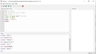 Experimenting with python types Profile