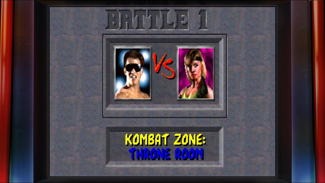 Mortal Kombat (1P VS CPU Steam) - Johnny Cage vs Sonya Blade #2