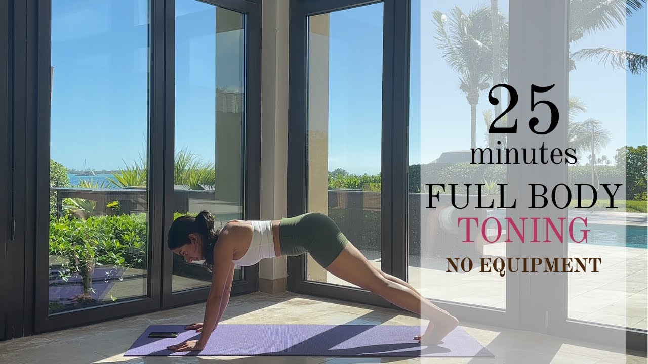 25 Min Full Body Workout | No Equipment Toning Flow for Strength + Definition