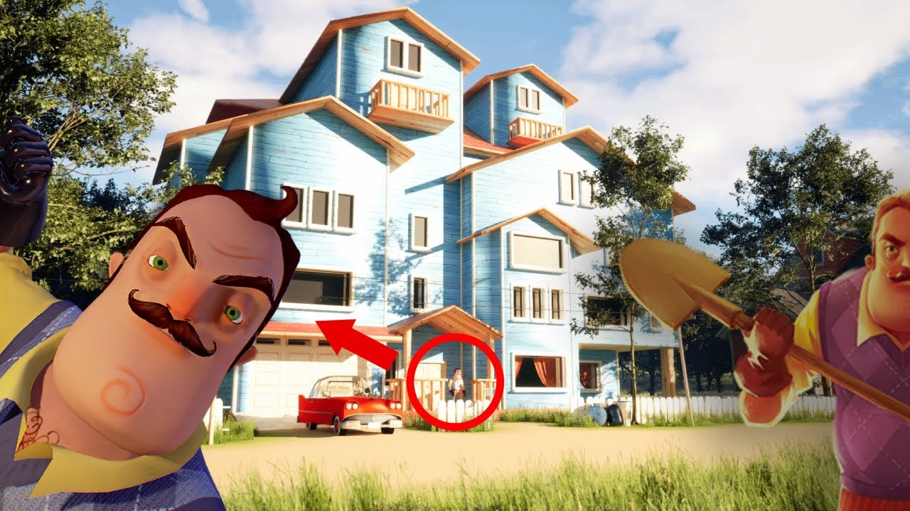 EL VECINO NO ME TRATA BIEN :( | Hello Neighbor Pre-Alpha