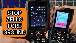 INRICO T320 - STOP ZELLO COMING TO FOREGROUN