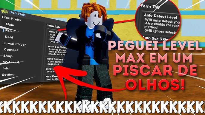 TESTEI o ''HACK'' que upa LEVEL MAX em 0,5 SEGUNDOS no BLOXFRUITS 