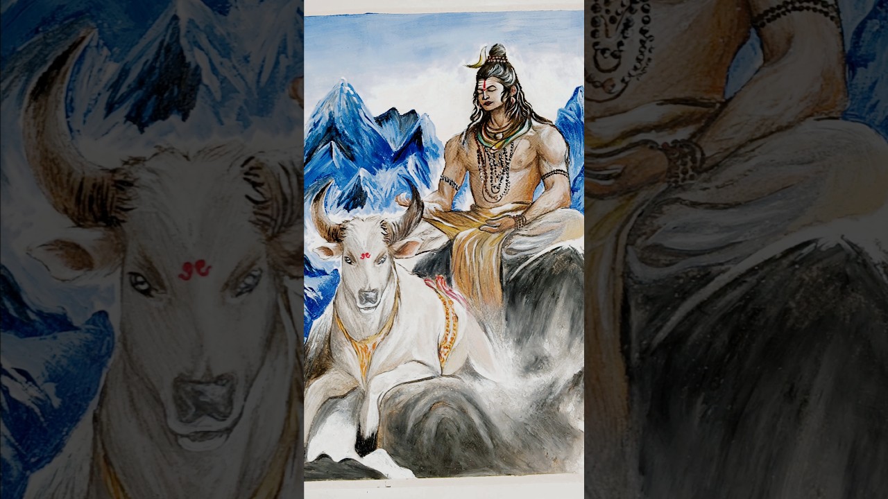 LORD SHIVA DRAWING, MAHADEV DRAWING ,😍 
