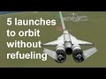 KSP - 5 launches in a row without refueling  (original version)