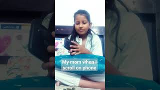 my mom when I scroll on phone #comedy #funny #bhojpuri #motivation #love #ramneeksingh1313shorts