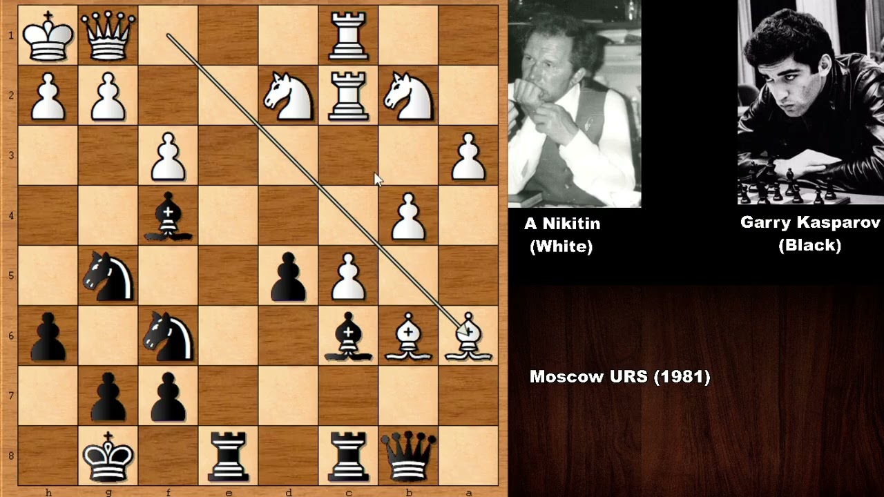 Kasparov's Amazing Sac: Nikitin vs Kasparov - Moscow (1981)